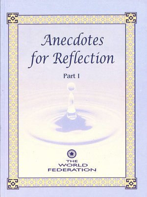cover image of Anecdotes for Reflection- Part 1